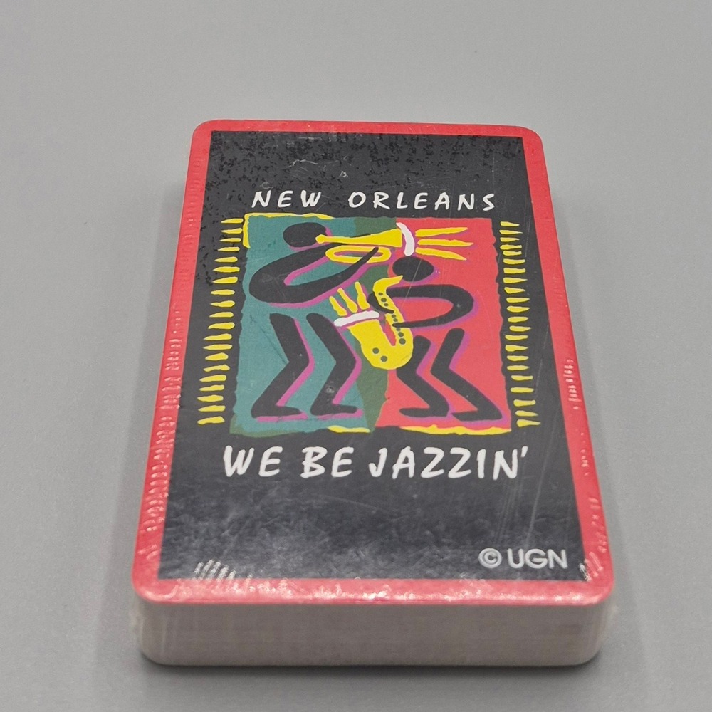 UGN New Orleans We Be Jazzin Playing Cards Sealed Jazz Music Souvenir